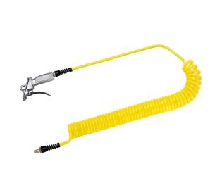 Furtun spiralat MODY galben cu pistol curatare APN