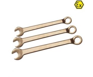 Set 10 chei combinate cu cot ATEX bronz special