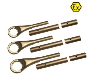 Set 15 chei inelare simple ATEX bronz special