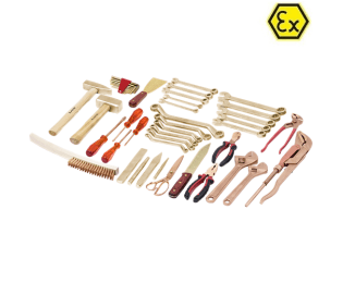 Set TEHNIC 44 scule ATEX bronz special si cupru-beriliu