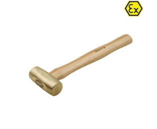 Ciocan ATEX cu cap robust din bronz special maner Hickory