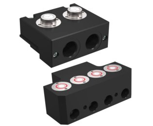 Conectica transmisie medii fluide serie WER4000FF tool changer roboti