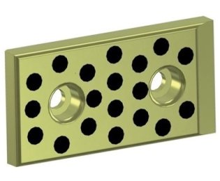 Placa autolubrificanta de alunecare VDI 3357 seria E40.06.