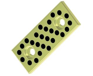 Placa autolubrificanta de alunecare seria E40.04.