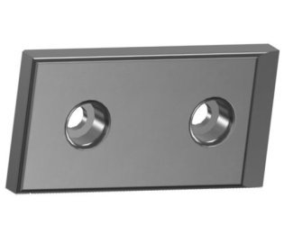 Placa de alunecare din otel 16MnCr5 VDI 3357 seria E40.07.