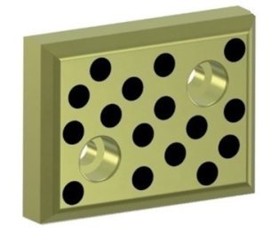 Placa autolubrificanta de alunecare seria E40.10.