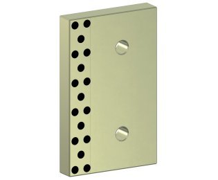 Placa autolubrificanta de alunecare seria E40.40.