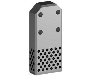 Placa alunecare autolubrificanta otel CK45 + grafit seria E42.13.