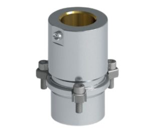 Bucsa cu guler platinata cu bronz ISO 9448-6 serie E46.30.