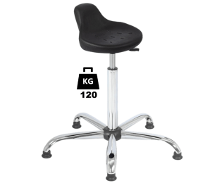 Taburet industrial HOKER Standard poliuretan portanta 120kg H=560-810mm