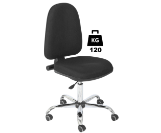 Scaun uz industrial cu husa textila sau vinil BASIC Standard portanta 120kg H=480-610mm