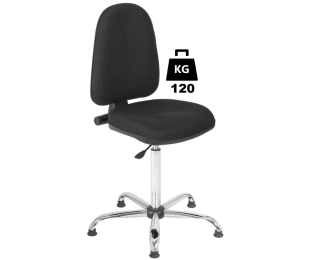 Scaun uz industrial cu husa textila sau vinil BASIC Standard portanta 120kg H=610-870mm