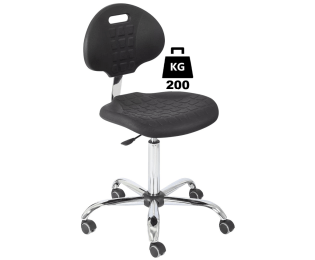 Scaun uz industrial POLYURETHAN Heavy Duty portanta 200kg H=525-710mm