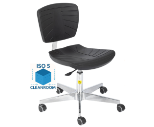 Scaun Clean-Room ISO clasa 5 antistatic COMFORT poliuretan