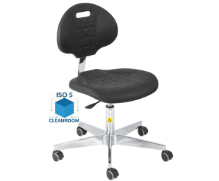 Scaun Clean-Room ISO clasa 5 antistatic POLYURETHAN