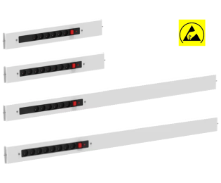 Bara ESD cu prize electrice pentru banc de lucru