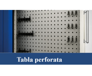 Raft sertar vertical cu tabla perforata