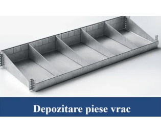 Raft sertar vertical depozitare piese vrac