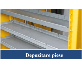 Raft sertar vertical pentru depozitare piese