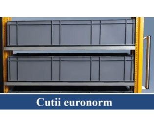 Raft sertar vertical depozitare cutii EURO
