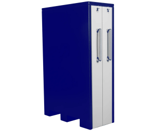 Dulap metalic cu 2 sertare verticale cu latime de 200mm