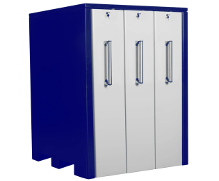 Dulap metalic cu 3 sertare verticale latimi 3x400mm