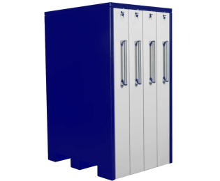 Dulap metalic cu 4 sertare verticale latimi 4x200mm