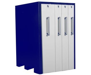 Dulap metalic cu 4 sertare verticale latimi 3x200mm si 1x300mm