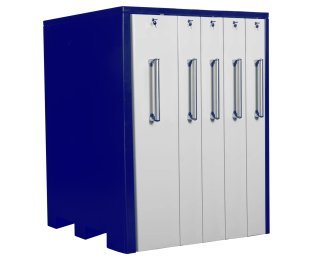 Dulap metalic cu 5 sertare verticale latimi 4x200mm si 1x400mm