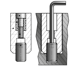 Dator matrite injectie Standard KSGS/ES Ø3-14mm montare din fata