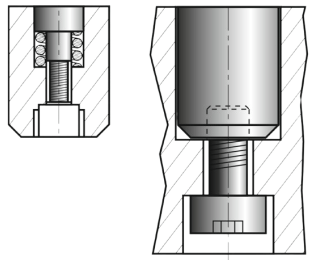 Dator matrite injectie SHORT KKG/EK Ø3-16mm fixare prin insurubare placa