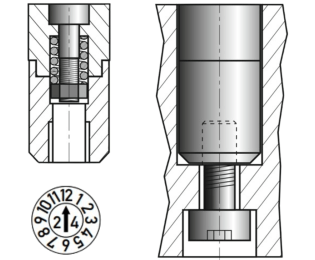 Dator matrita injectie fara reglarea inaltimii Ø3mm - Ø16mm seria KS2000/ES