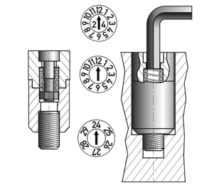 Dator matrita injectie fara reglarea inaltimii Ø3mm - Ø16mm seria KSSK2000/ES