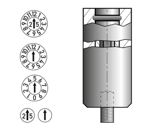 Dator matrita injectie piese cu grosime redusa Ø5mm - Ø12mm prindere frontala