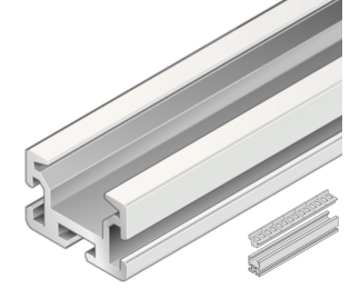 Profil aluminium segment culisant SP 2/R BOSCH REXROTH