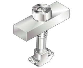 Set fixare QV profil aluminiu BOSCH REXROTH