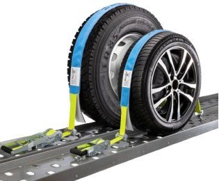 Chinghi transport vehicole pe trailer SpanSet