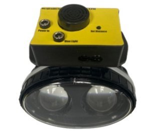 Kit senzor sonor si spot luminos albastru