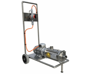 Pompe electrica orizontala multietajata ATEX cu carucior
