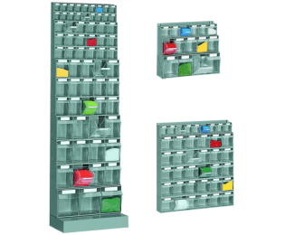 Raft depozitare in cutii basculante PRACTICBOX
