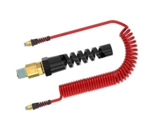 Furtun spiralat MODY cu racorduri rotative DVK