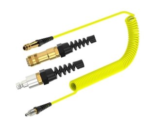 Furtun spiralat MODY cu racord rapid rotativ si niplu DN 5