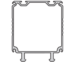 Profil aluminiu jgheab 90x90 sistem Vario BOSCH REXROTH