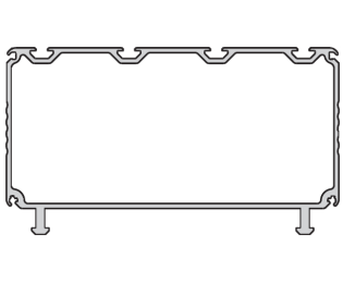 Profil aluminiu jgheab 180x90 sistem Vario BOSCH REXROTH