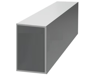 Teava dreptunghiulara din aluminiu