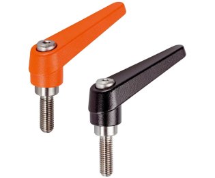 Maneta de fixare ajustabila cu componente interne din INOX cu surub EH 24390.
