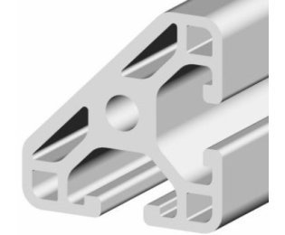 Profil aluminiu compatibil ITEM 30x30x45° Sistem 30 LIGHT Canal 6