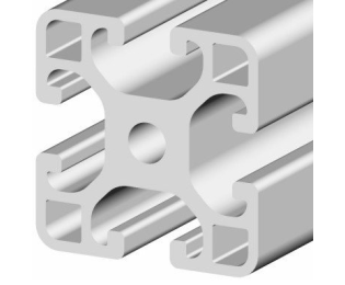 Profil aluminiu compatibil ITEM 40x40 LIGHT Canal 8