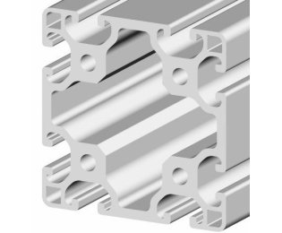 Profil aluminiu compatibil ITEM 80x80L Sistem 40 LIGHT Canal 8
