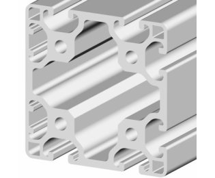 Profil aluminiu compatibil ITEM 80x80L 6N Sistem 40 LIGHT Canal 8